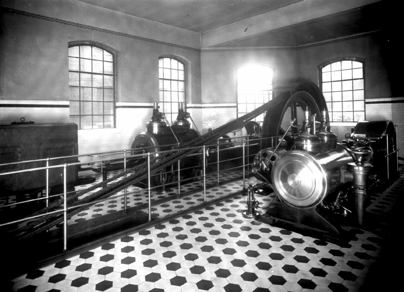 Dampfmaschine im Kesselhaus in Schwelm
